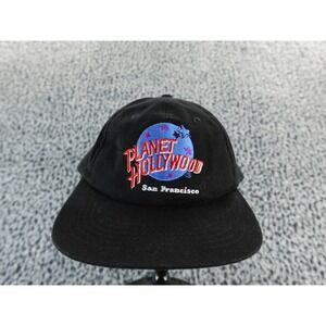 Kids Planet Hollywood San Francisco Black Baseball Cap Snapback Embroidered Logo